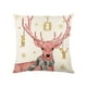 thumbnail image 5 of Cateissary Funda De Almohada Hecha Con Lino Fácil De Poner Decoración Regalos Funda De Almohada Única De Dibujos Animados De Papá Noel Rosa Type2 NO2, 5 of 6