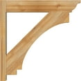 thumbnail image 3 of Ekena Millwork 6"W x 28"D x 28"H Imperial Rough Sawn Traditional Outlooker, Western Red Cedar, 3 of 4