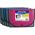 thumbnail image 2 of C-Line Extra Large Poly Document Case, Letter Size, 500-Sheet Capacity, 1 Case, Color May Vary (58350), 2 of 5