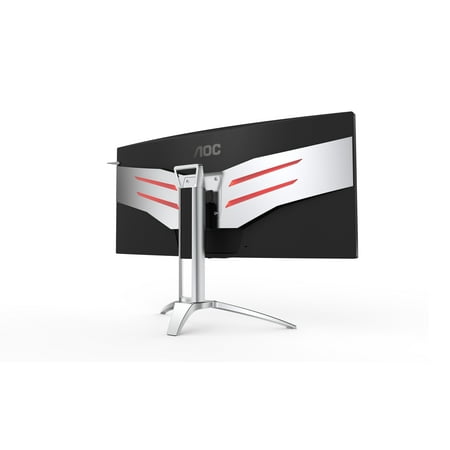 AOC - AGON AG352UCG6 35" LED UltraWide HD G-SYNC Monitor (DisplayPort, HDMI, USB) - Black/Silver