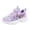 Purple, variant on Djtdsds Toddler Girls Mesh Walking Shoes Lightweight Breathable Casual Sneakers with Cute Character Design Size:9.5-10 Years