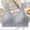 Gray, variant on 5XL/6XL Plus Size Sport Bras for Women Front Closure Widen Straps Stretchy Soft Full Coverage Wireless Supportive Running Yoga Workout Everyday Bralette