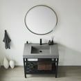thumbnail image 7 of Miseno Mv702836 Ablitas 36" Free Standing Single Basin Vanity Set - Matte Black / Gray, 7 of 7