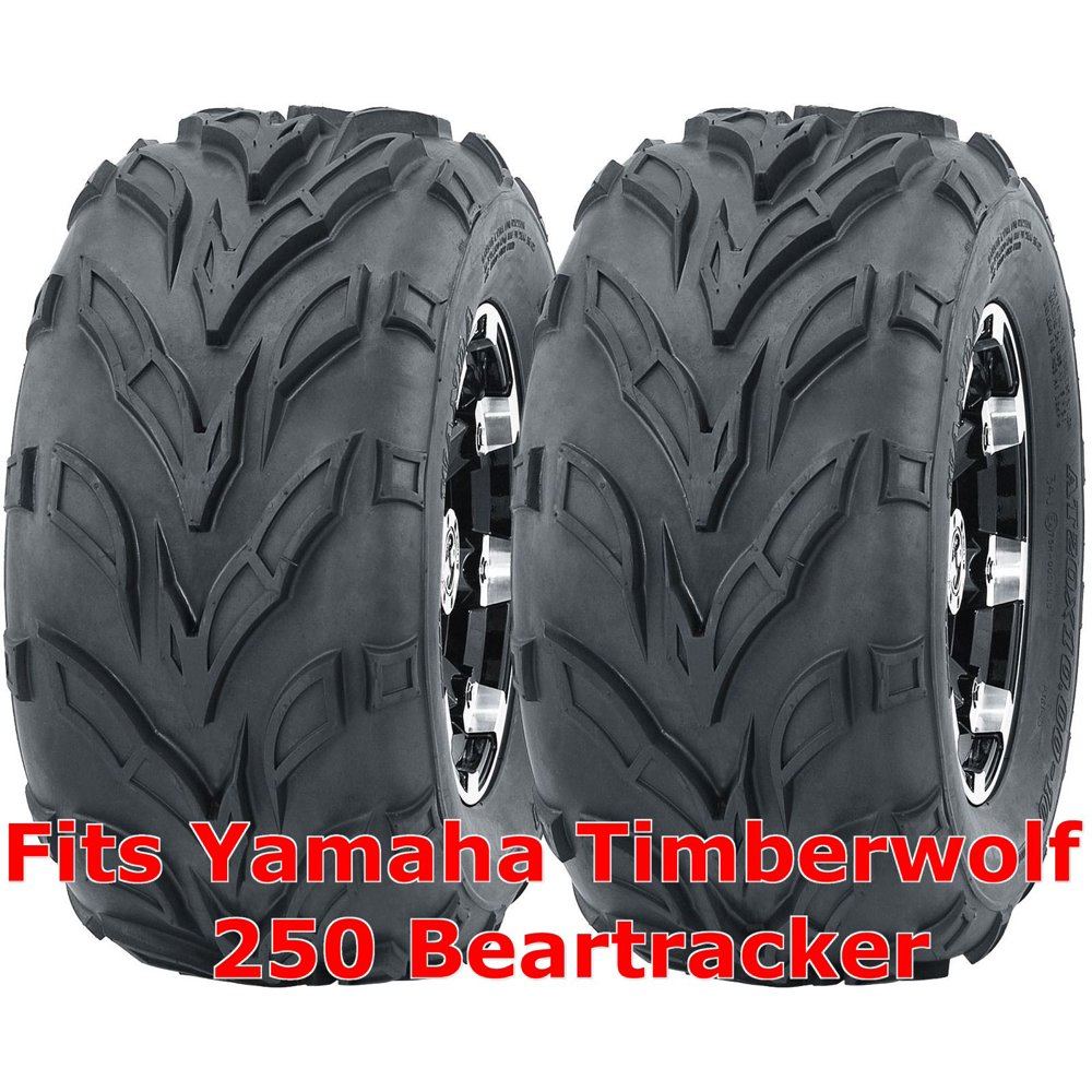 2 WANDA ATV Rear Tire Set 22x1010 Yamaha Timberwolf 250 Beartracker