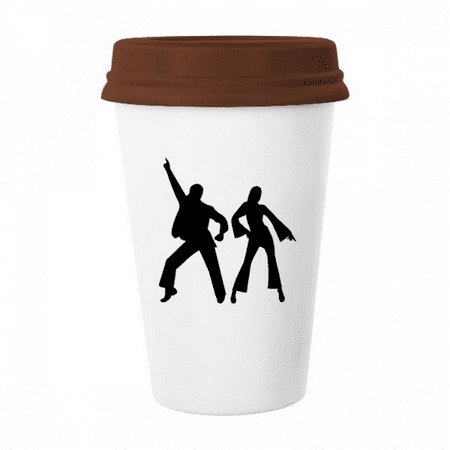 

Dancer Sports Duet Dance Performance Mug Coffee Drinking Glass Pottery Cerac Cup Lid