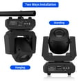 thumbnail image 6 of 4 PC 120W 3 Prism RGBW Gobo Moving Head Stage Light DMX LED Beam Disco Show Party DJ, 6 of 8