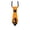 A004- Orange, variant on Halloween Tie Purple Glitter Neck Accessory Bat Decor for Halloween Party Spooky Halloween Decorations for Photo Props 1 Pack