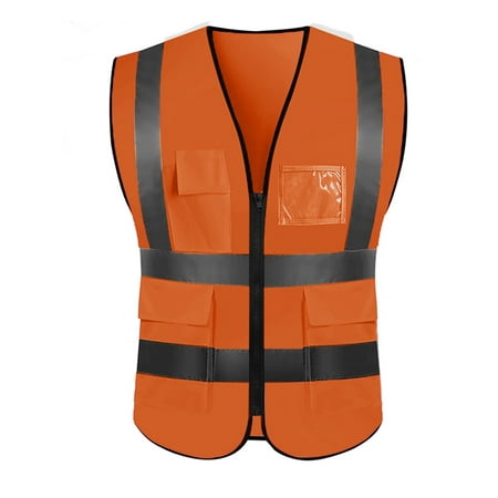 

High Visibility Running Reflective Vest Security Equipment Night Work Tops
