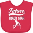 thumbnail image 3 of Inktastic Future Track Star Girls Sports Girls Baby Bib, 3 of 4