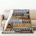 thumbnail image 2 of Inspirational Blanket Gifts for Women, Christian Prayer Motivational Blanket Gift, Religious Spiritual Encouragement Gift, Healing Prayer Blanket for Women Men Gift - Brown 60x80, 2 of 6