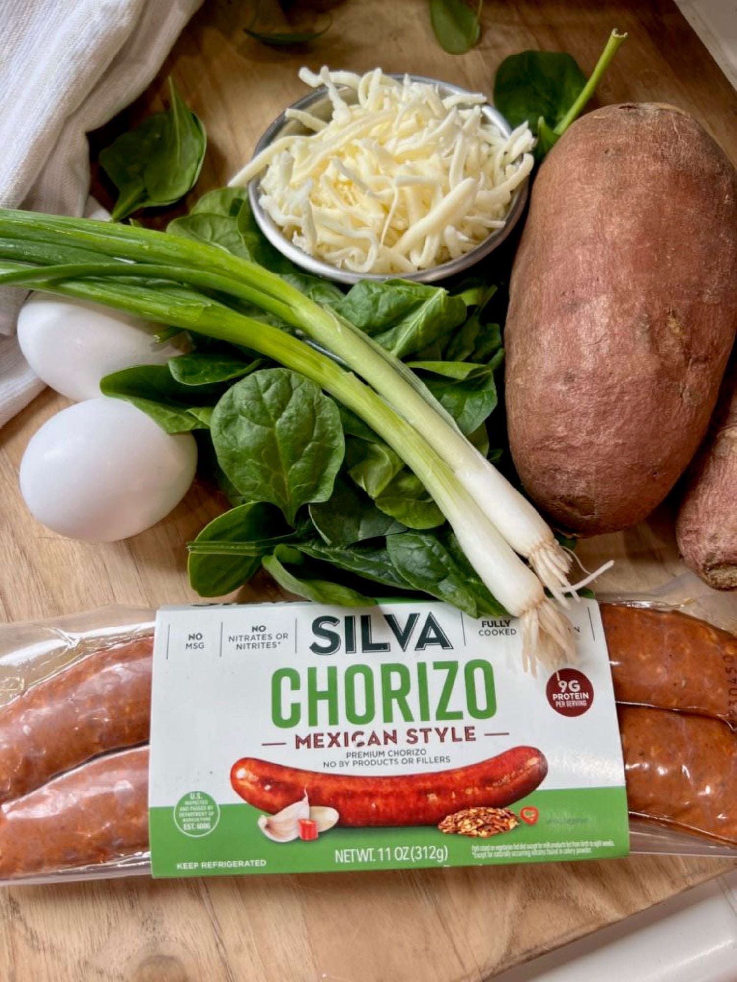 Silva Sausage Mexican Style Chorizo, Fully Cooked, Refrigerated,11 Ounces, Plastic Sealed