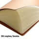 thumbnail image 5 of Cuaderno de papel kraft amarillo A5, cuaderno de ejercicios ordinario para estudiantes, cuaderno de líneas horizontales ecológico, cuaderno de cuero, 5 of 6