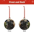 thumbnail image 2 of KLL Realistic Style Cute Cat Pattern Acrylic Christmas Ornaments,1 PCS Xmas Tree Decor with Ribbon 3" Christmas Décor Christmas Pendant for Hanging on Tree & Party Favors-Round Shape, 2 of 7