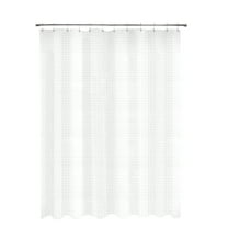 Kenney Medium Weight Embossed PEVA Shower Curtain Liner, 70" W x 72" H, Clear