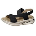 thumbnail image 5 of Platform Walking Sandals for Women 2025 Comfortable Air Cushion Open Toe Footbed Work Summer Shoes, 5 of 6