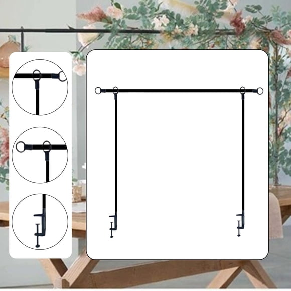 Soporte de varilla para mesa de boda, marco de arco para mesa, soporte de fondo, resistente para arco de flores y fiesta de cumpleaños