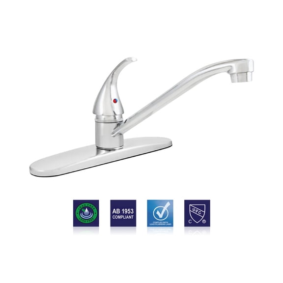 Plumb Tech® Single Handle Kitchen Faucet