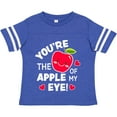 thumbnail image 3 of Inktastic Youre The Apple of My Eye Valentine Pun with Cute Apple Boys or Girls Toddler T-Shirt, 3 of 5