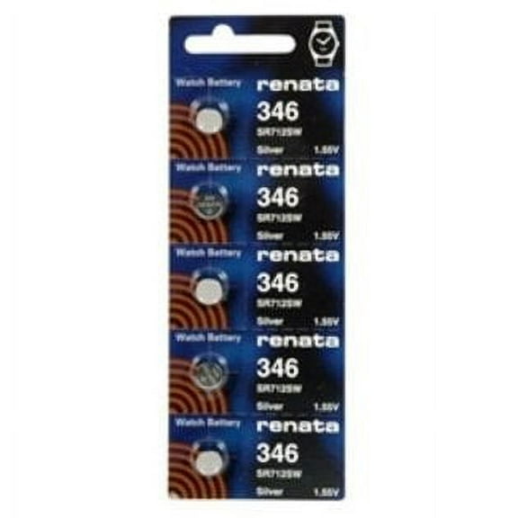 Renata #346 Silver Oxide Battery - 10 Pack (346-10)