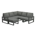 thumbnail image 2 of WestinTrends Montara 6-Piece Outdoor Patio Corner Sectional Sofa Conversation Set, Gray/Gray, 2 of 14