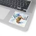 thumbnail image 3 of Hello Winter Goldendoodle Frosty Morning Walk Welcome Snowy Christmas Vinyl Sticker Doodle Dog Lover Gifts Idea Waterproof Decal Art Decor - 02018, 3 of 5