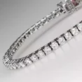 thumbnail image 2 of 7.30 Ct Round-Cut Lab-Created Diamond Tennis Bracelets White Gold Plated sterling sliver, 2 of 2