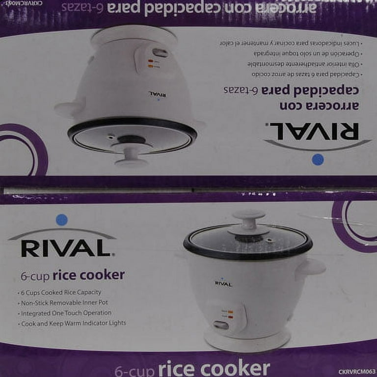 Best Buy: Rival 6-Cup Rice Cooker Red RC61
