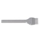 thumbnail image 4 of Leather Prong Diamond Hole 6 Teeth Stitching Punch High Speed Steel Hand Tool for DIY3mm, 4 of 5