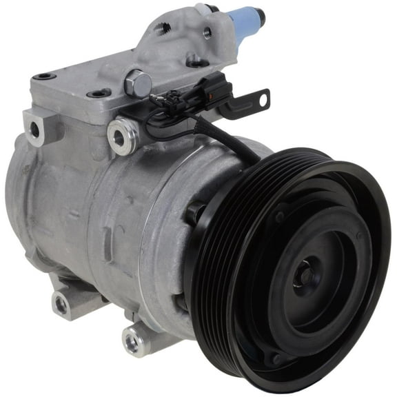 A/C COMPRESSOR Compatible with 2005-2009 Hyundai Tucson 2005-2010 Kia Sportage With Clutch 6-Groove Pulley