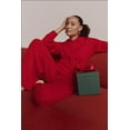 thumbnail image 6 of Free Assembly Women's Cozy Yarn Cable Knit Hoodie Sweater, Midweight, Size XS-XXL, 6 of 6
