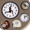 TWSOUL Monty Python inspired Silly Walk Wall Clock, Ministry of Silly