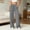 *Gray, variant on Women's Elastic Waist Wide Leg Yoga Pants with Pockets ,Casual Loose Fit Athletic Trousers White,Women's Plus M