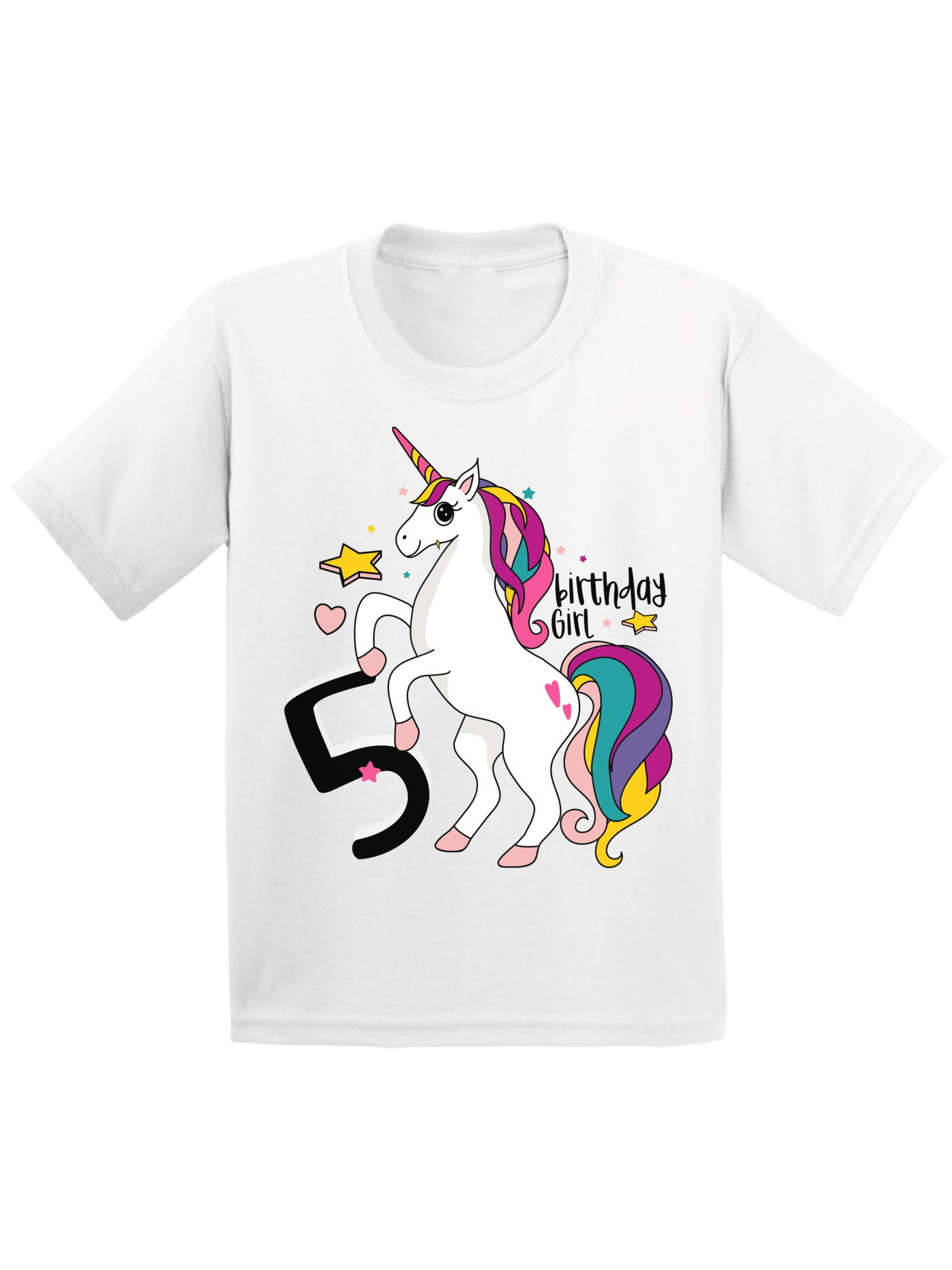 Awkward Styles - Awkward Styles Birthday Girl Youth Shirt Unicorn