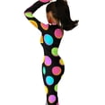 thumbnail image 6 of Neon - Bubbles BLK Half Dleeve Split Dress Dress vintage dresses with long sleeves, 6 of 6