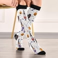 thumbnail image 5 of FREEAMG Cute Halloween Gnome Compression Socks for Women and Men(2Pairs)-Best Support for Running, Athletic, Nursing, Travel, 5 of 7