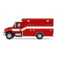 thumbnail image 2 of Ambulance Emergency Fire Truck Wall Decal Wallmonkeys Peel and Stick Decals for Boys (18 in W x 11 in H) WM502704, 2 of 4