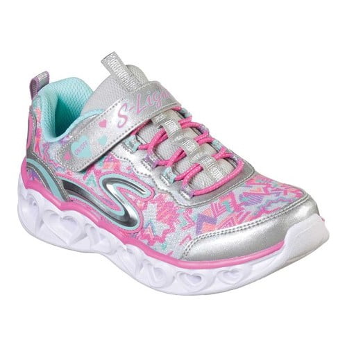 Skechers - Girls' Skechers S Lights Heart Lights Sneaker - Walmart.com ...