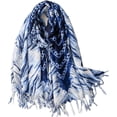 thumbnail image 1 of HSHDLDF Foulard Boho pour Femmes Légère Foulard Imprimée Florale Automne Hiver Mode Châle à Franges, 1 of 5