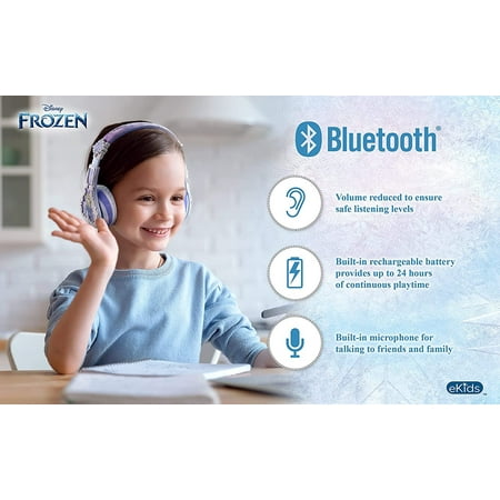 eKids - Frozen II Bluetooth Headphones - blue