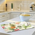 thumbnail image 6 of Tropical Pineapples Flowers Dish Drying Mat 18x24 inch, Retro Palm Leaves Fast Drying Mats for kitchen counter Large Drying Pad, 6 of 6