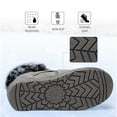 thumbnail image 2 of Pennysue Women Fashion Winter Boots Gray Mid-Calf Faux-Fur Lining Snow Boots 9M, 2 of 5