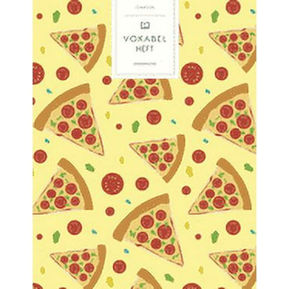 Vokabelheft : Pizza Salami Tomate. 3 Spalten für Vokabeln. 120 Seiten mit schönem Design. Dreispaltiges Buch mit Soft Cover 8.5x11 Zoll, ca. DIN A4 21.6x27.9cm. (Paperback)