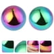 thumbnail image 2 of 2pcs acero inoxidable arco iris mirando globo globo bola colorido bolas de metal, 2 of 5