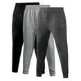 thumbnail image 3 of GXWEA Baggy Sweatpants Men Men'S Joggers Mens 3 Pack Fleece Active Athletic Workout Jogger Sweatpants For Men With Pocket XXL, 3 of 3