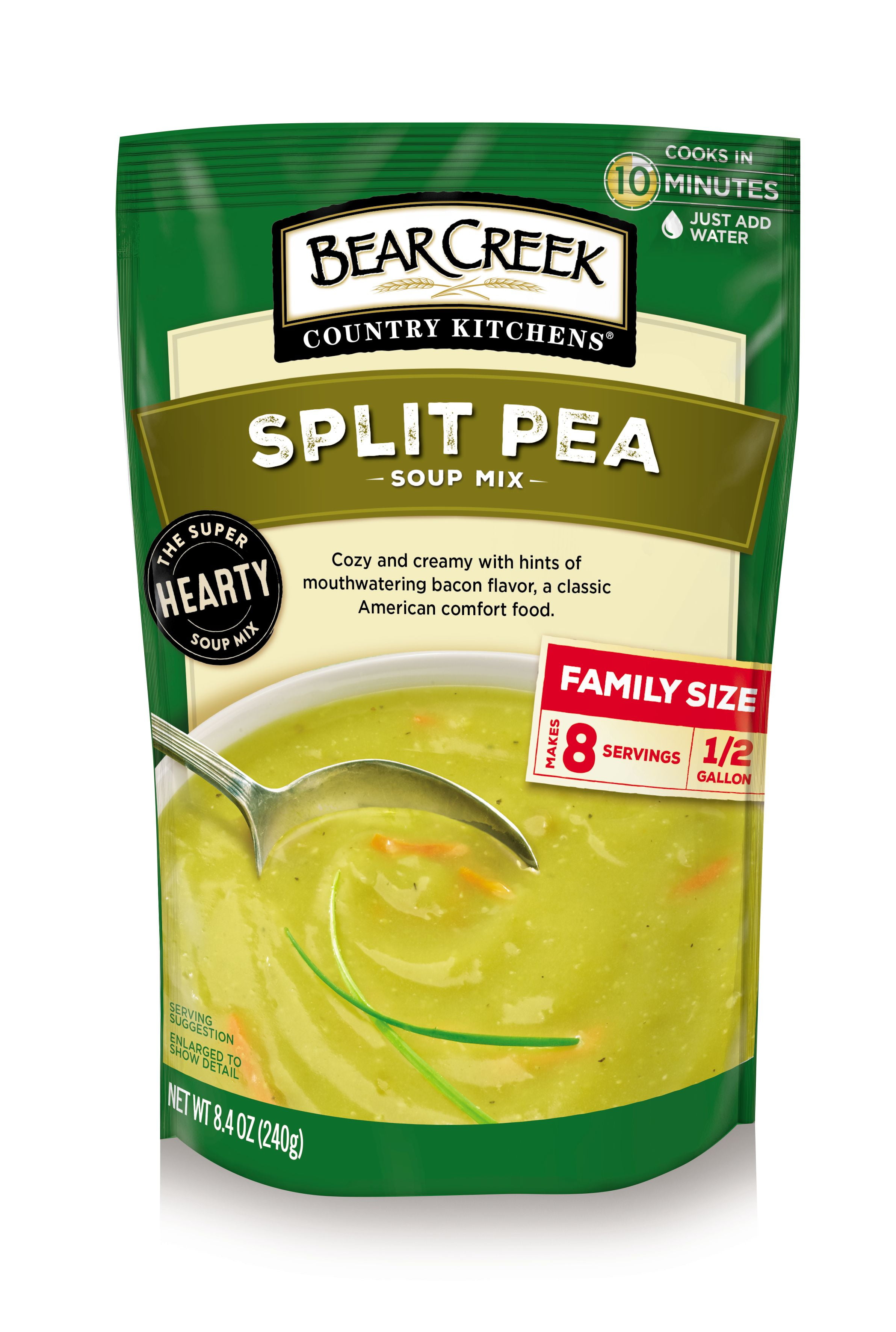 Bear Creek Country Kitchens Split Pea Soup Mix, 8.4 oz - Walmart.com