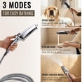 thumbnail image 3 of Accesorio de ducha para perros G-Promise, 3 modos, manguera de 2,5 m, cromo, 3 of 9