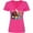 Cyber Pink, variant on Inktastic Happy Dog Family Women's V-Neck T-Shirt