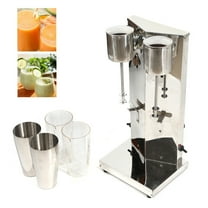 Commercial Milkshake Machine Maker Ice Cream Mixer Smoothie Frappe Double Head for Families, Snack Bars