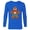 Navy, variant on Marvel Spider-Man Toon Holiday Gingerbread Man Cookie - Long Sleeve T-Shirt for Men - Customized-Navy