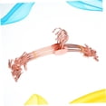 thumbnail image 3 of OULII 10PCS Clothes Drying Hangers Metal Chic Rose Gold for Shop Use, 3 of 8